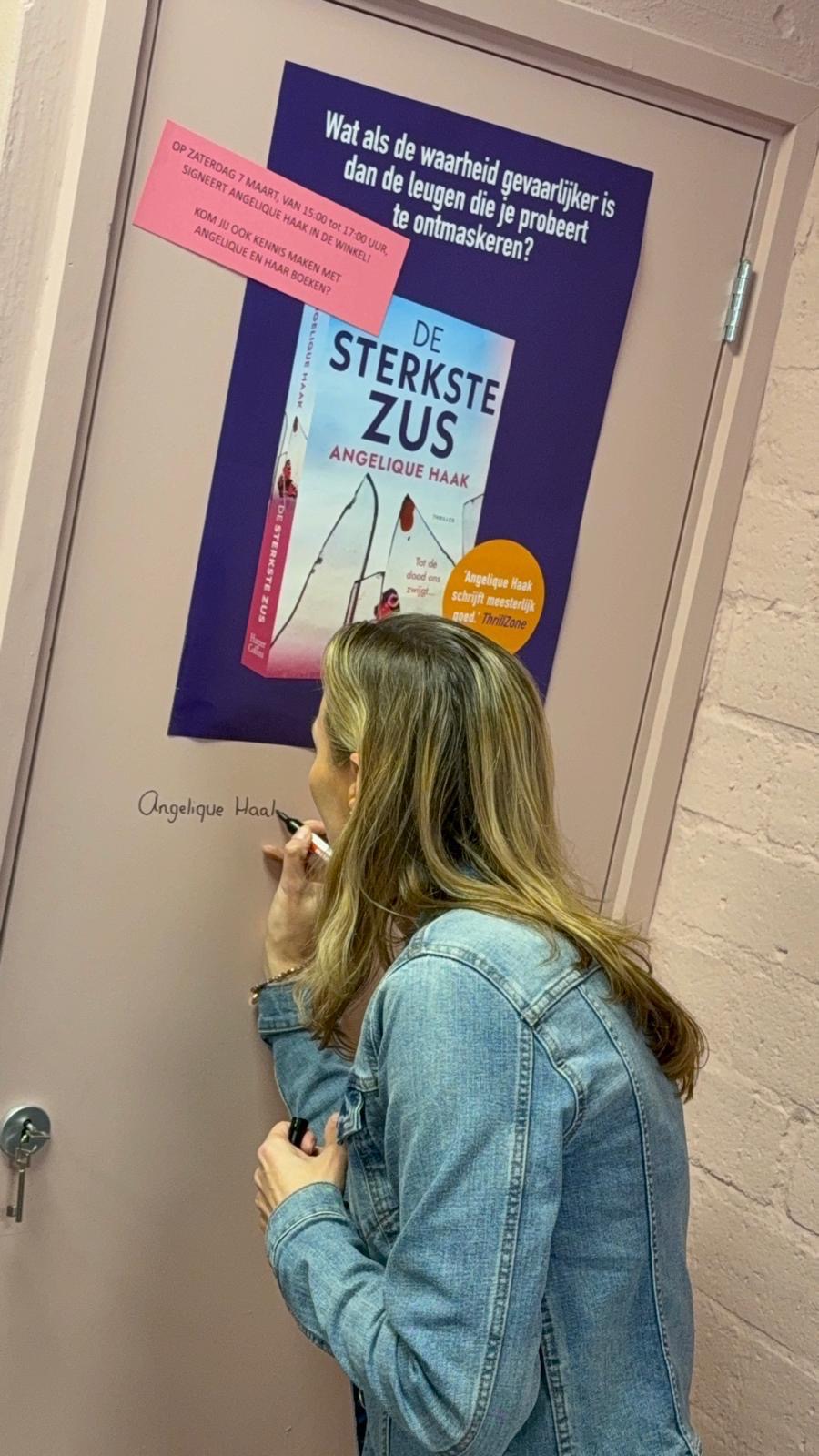 Sip & Read evenementen - Signeersessie Angelique Haak.