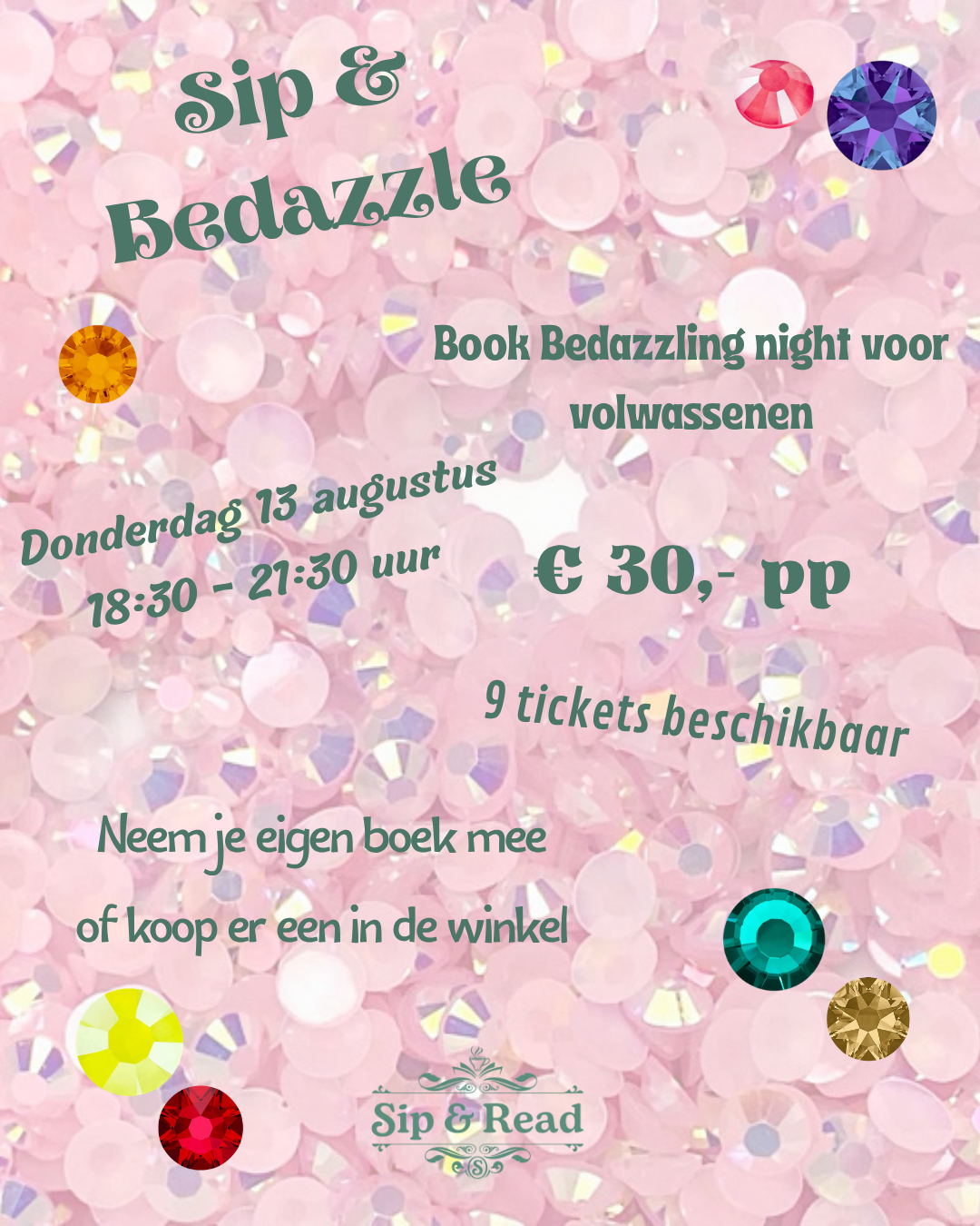 Event: Sip & Bedazzle, 13 augustus - Afbeelding 2