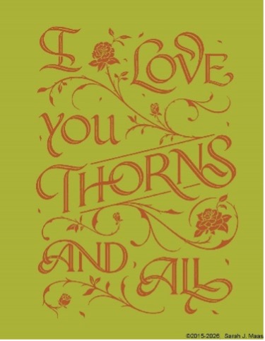 PRE-ORDER: A Court of Thorns and Roses - Official gilded notecards - Afbeelding 2
