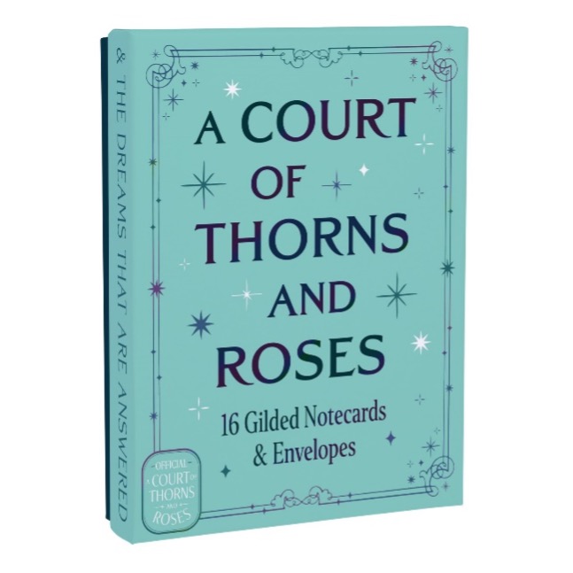 PRE-ORDER: A Court of Thorns and Roses - Official gilded notecards