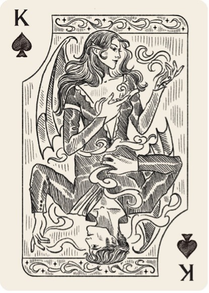 PRE-ORDER: A Court of Thorns and Roses - Official playing cards set - Afbeelding 3