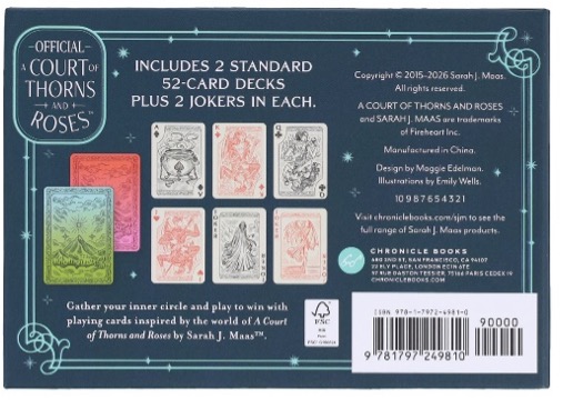PRE-ORDER: A Court of Thorns and Roses - Official playing cards set - Afbeelding 2