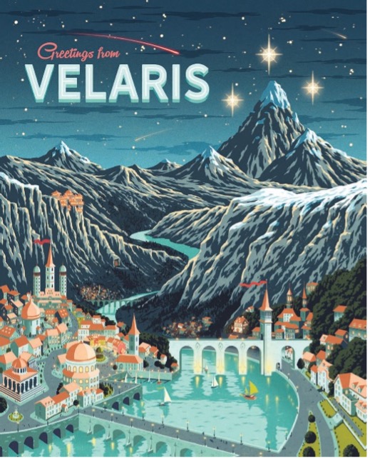 PRE-ORDER: A Court of Thorns and Roses - Greetings from Velaris Puzzle - Afbeelding 2