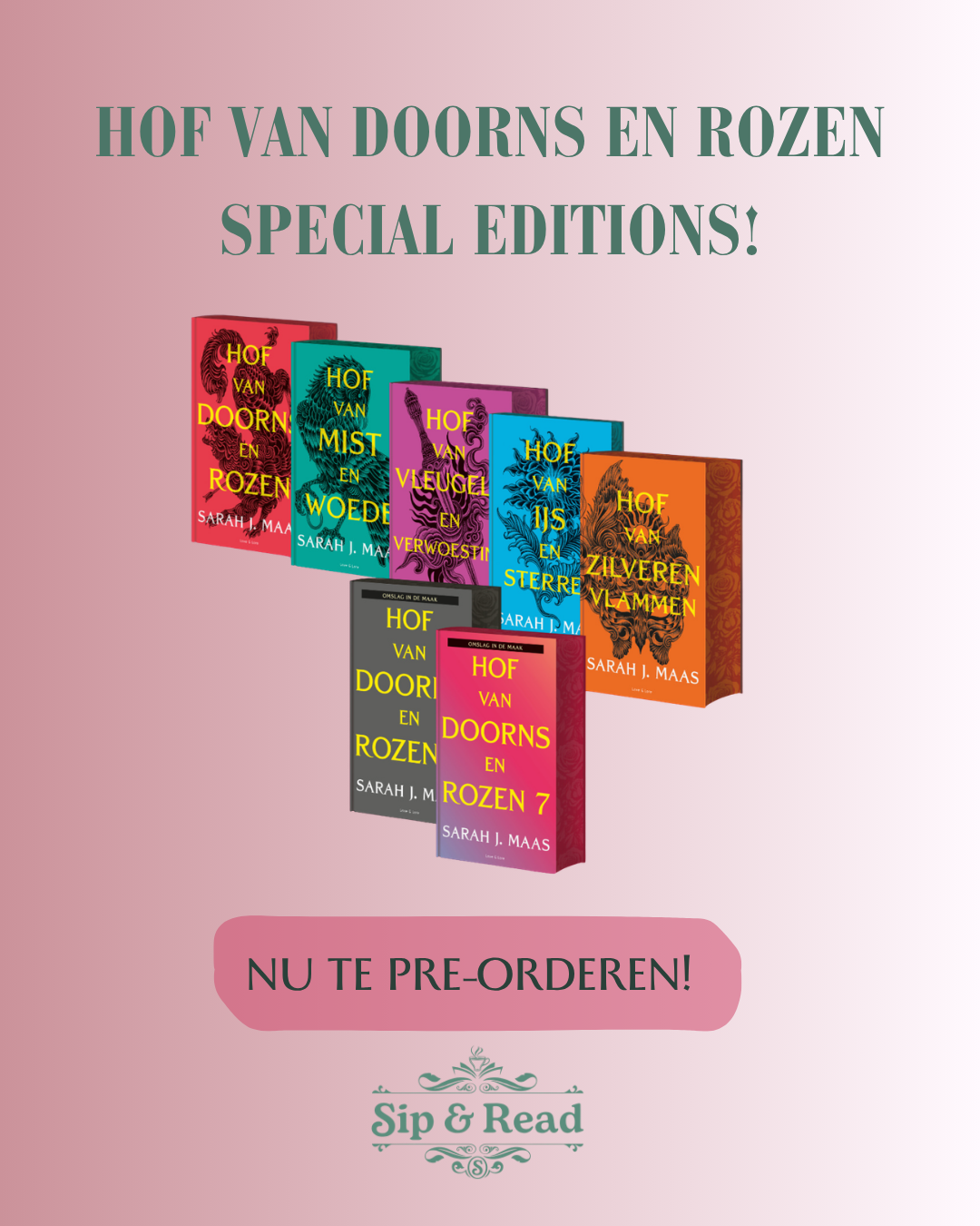 PRE-ORDER: Een Hof van Doorns en Rozen NL hardback deel 1-7